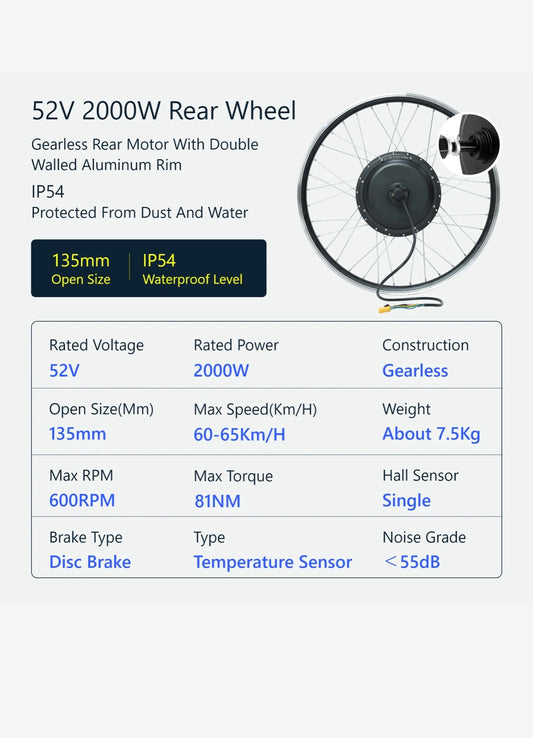 52V 2000Watt