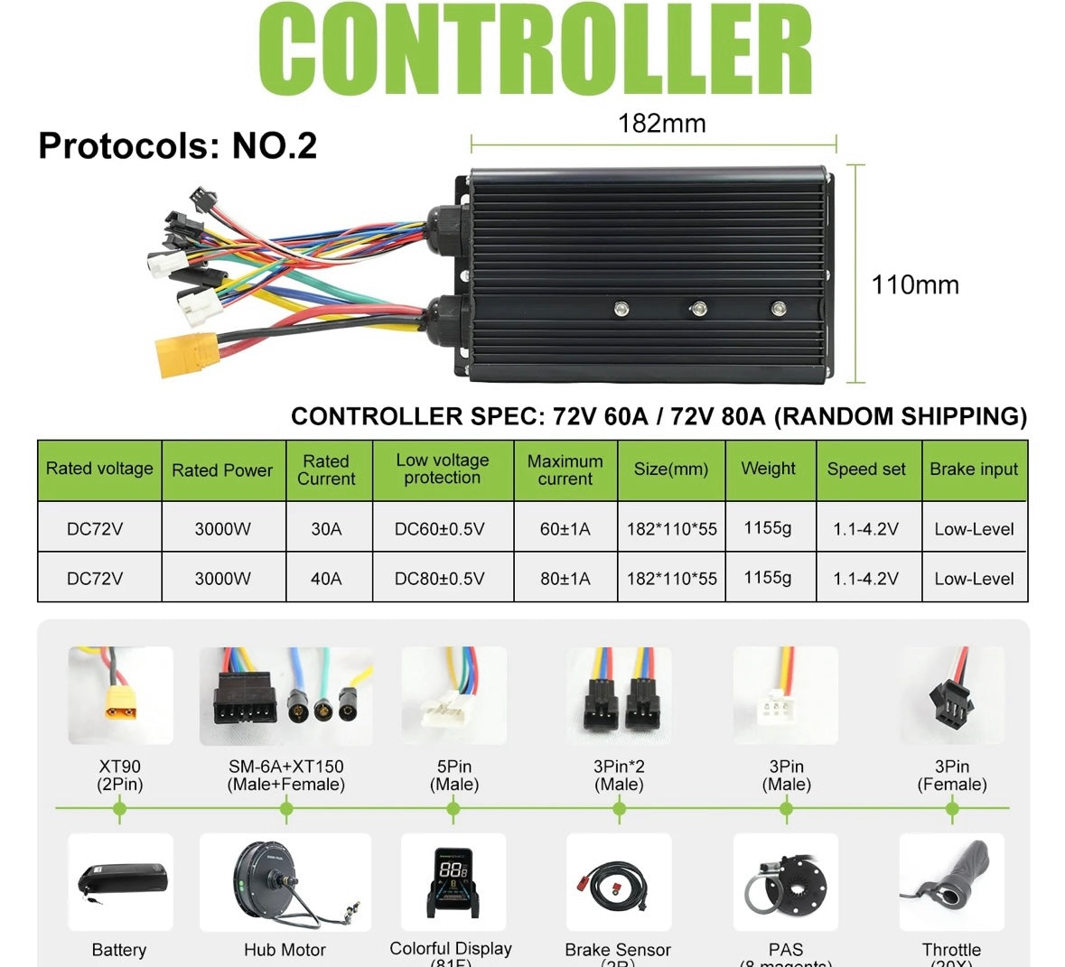 72V 3000watt